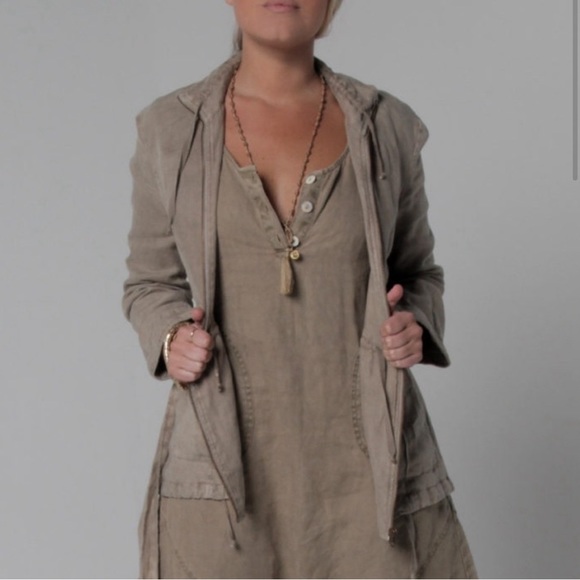 Claudio Milano Linen Jacket - Picture 1 of 7